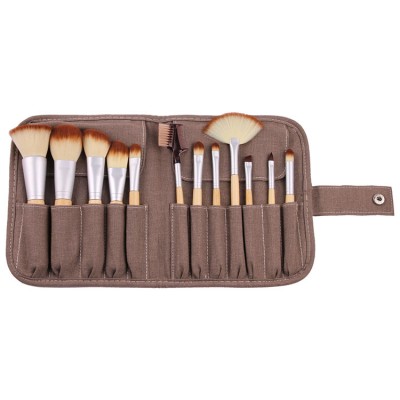 Selling Synthetic Hair All In One Make Up Kit Women Make Up Brushes 12pcs