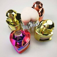 Melason Wholesale High Quality Face Single Rainbow Heart Shape Brush Private Label Foundation Brush Accept Small Moq