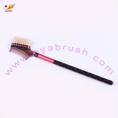 New Designed Dot Pattern Wood Handle eyebrow brush Brow & Lash brush