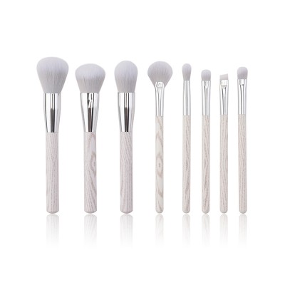 8PCS Synthetic Hair Makeup Brush with Wooden Handle, OEM/ODM Welcome