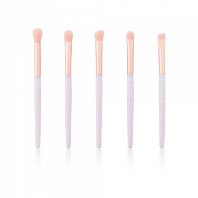 5PCS Makeup Eye Brushes with Plastic Handle and Nylon Hair