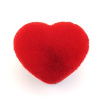 Sweet Heart Black and Red Color Foundation Powder Travel Makeup Brush