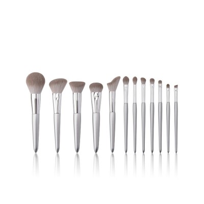 OEM 10PCS Silver Color Powder Brush Eye Shadow Brush