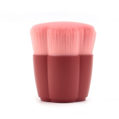 Flat Top Flower Shape Red Color Powder Brush--Ey-RF200706